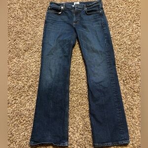 Citizens Of Humanity Dark Blue Straight Leg Jeans
